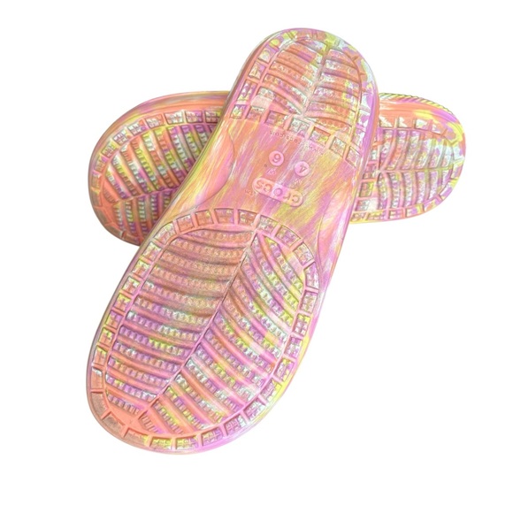 CROCS Tie Dye Slides - Picture 2 of 2